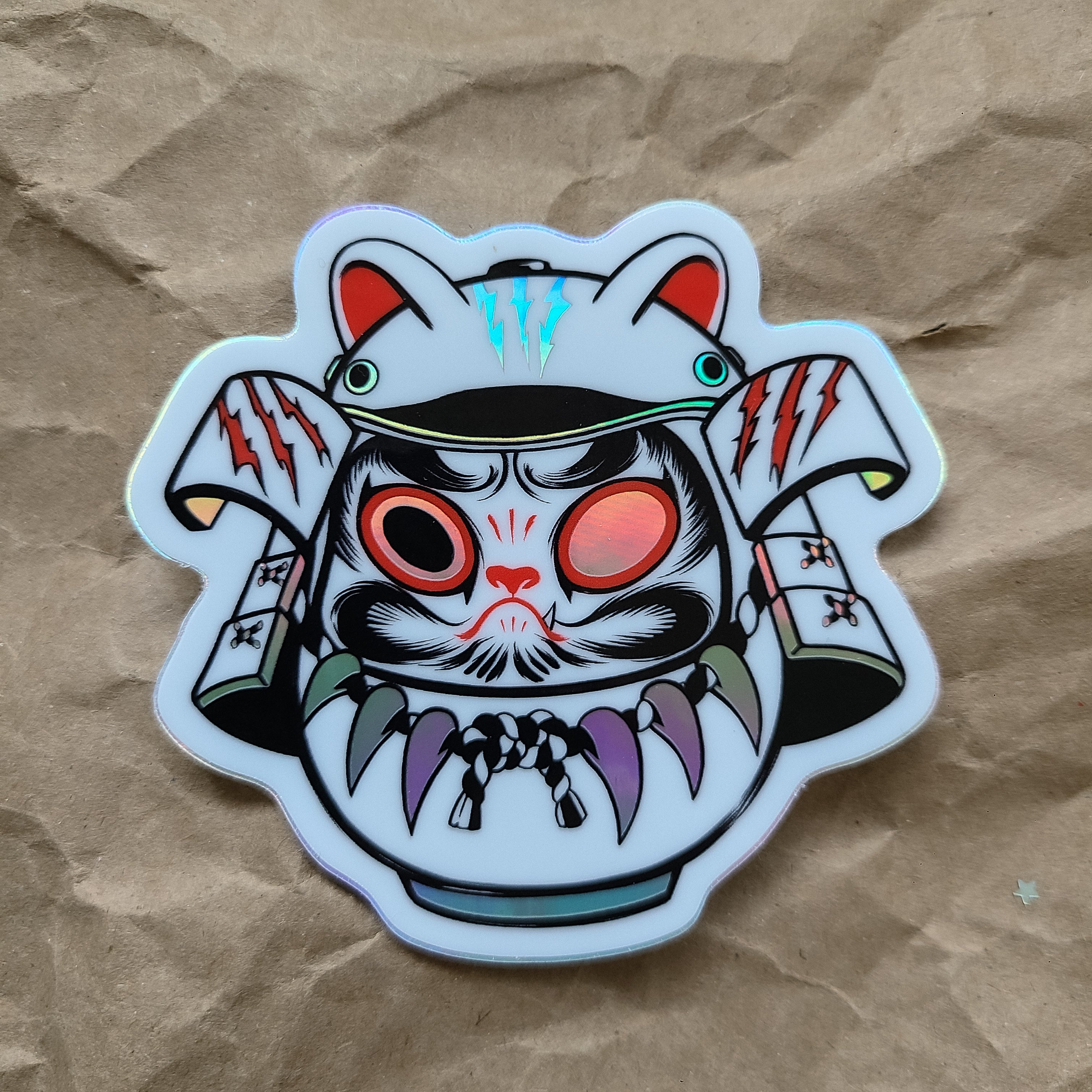 BEAST DARUMA STICKER
