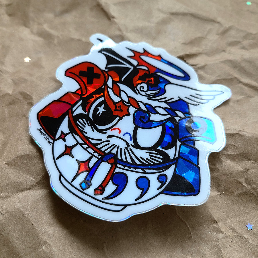 SHOGUN DARUMA STICKER