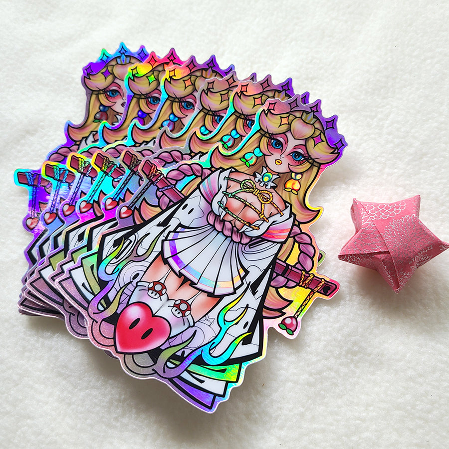 PEACH PORTRAIT STICKER