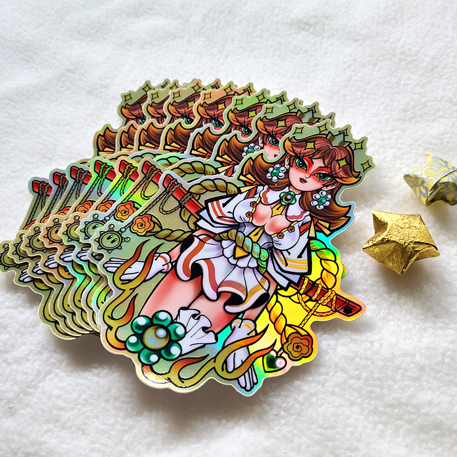 DAISY PORTRAIT STICKER