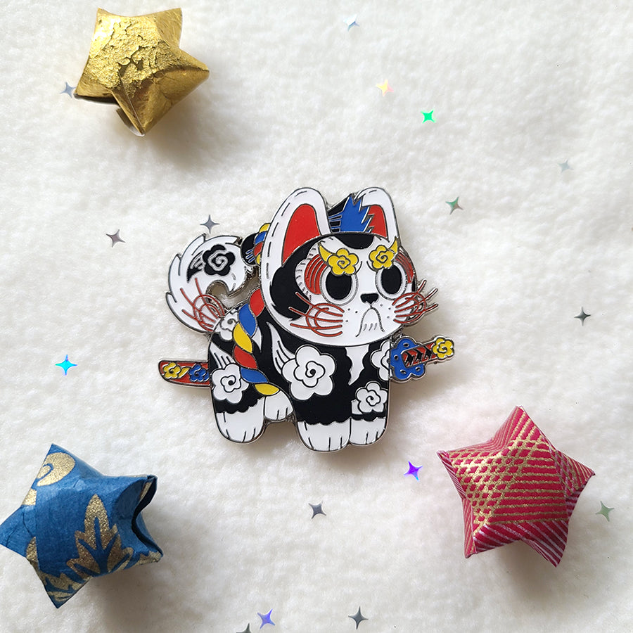SAMURAI INU HARIKO ENAMEL PIN