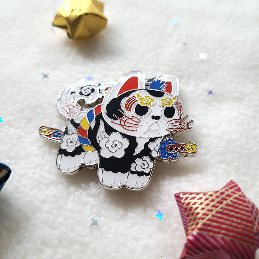 SAMURAI INU HARIKO ENAMEL PIN
