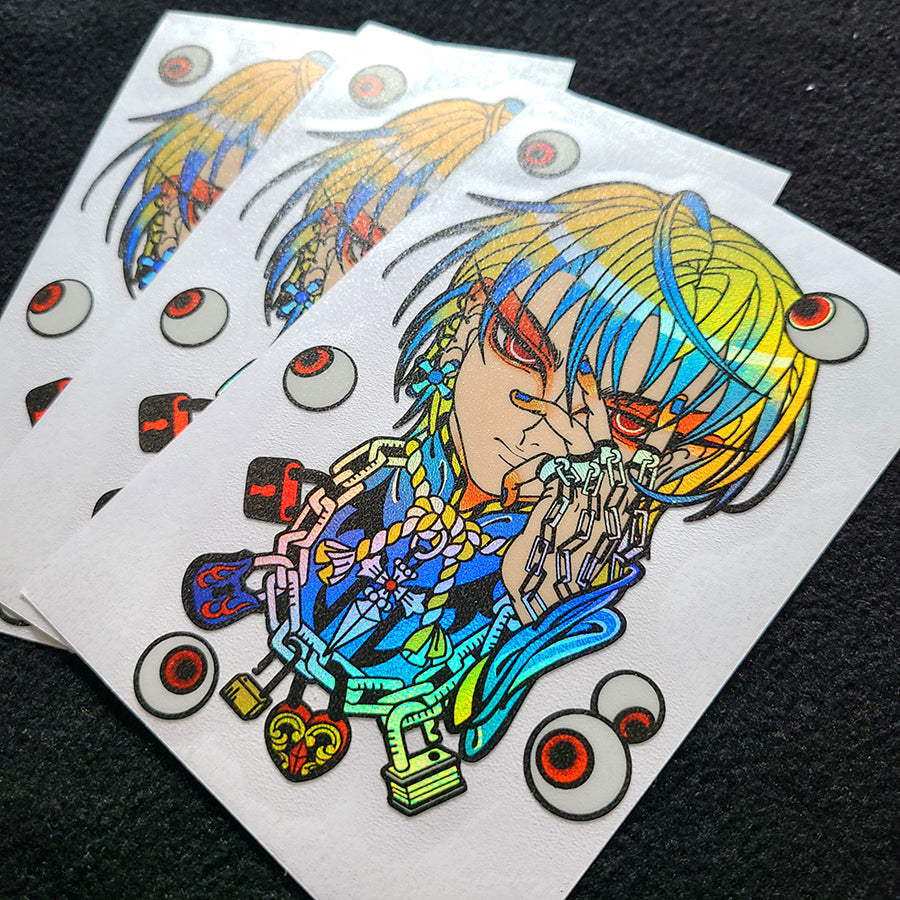 RED EYES DECAL