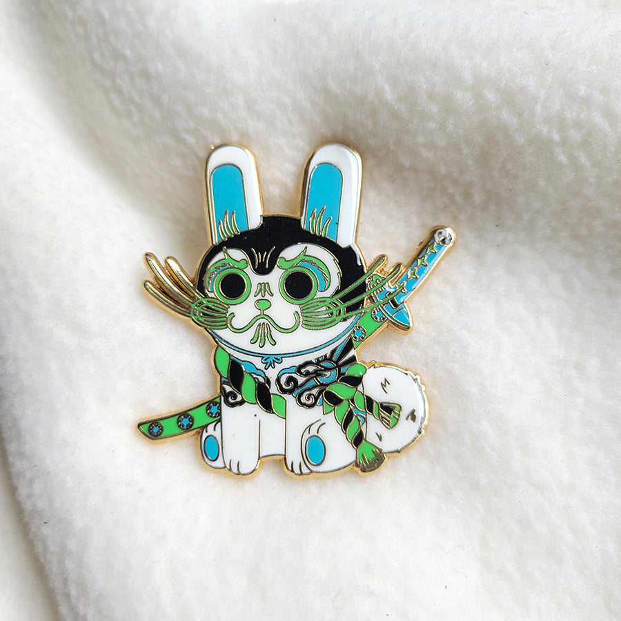 SAMURAI USAGI ENAMEL PIN