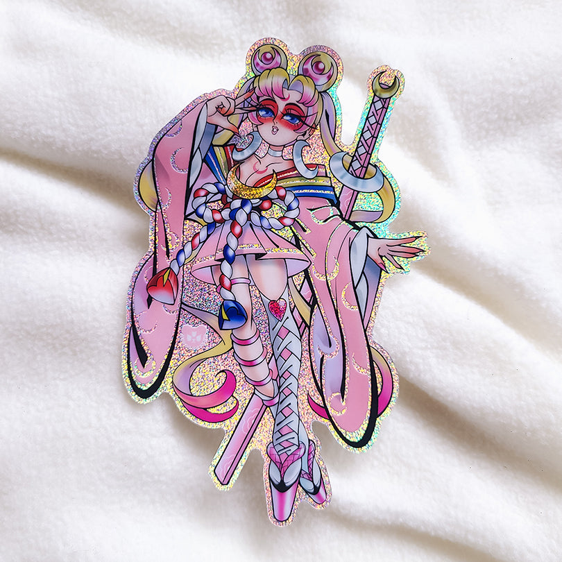 SAMURAI MOON STICKER