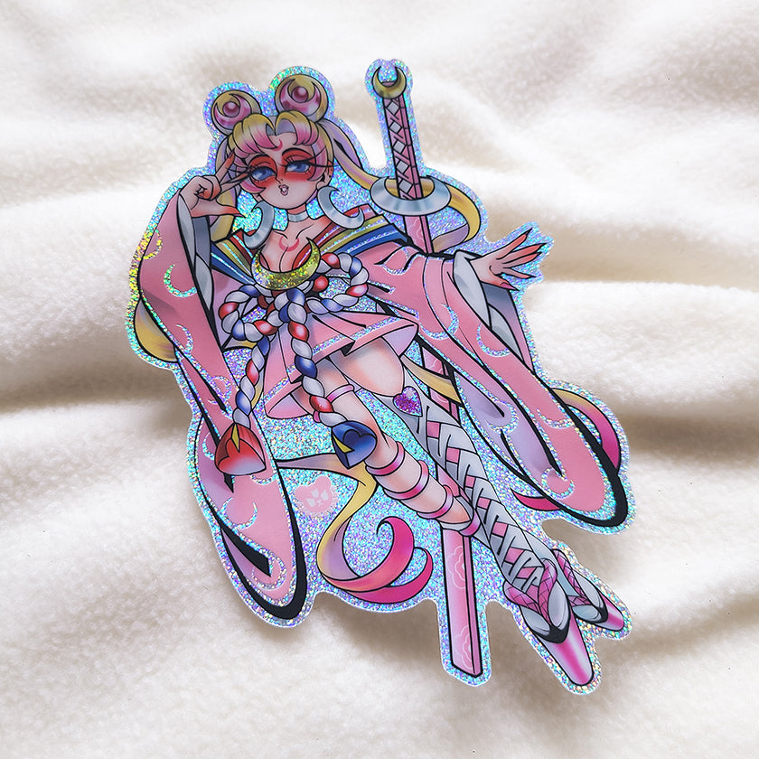 SAMURAI MOON STICKER
