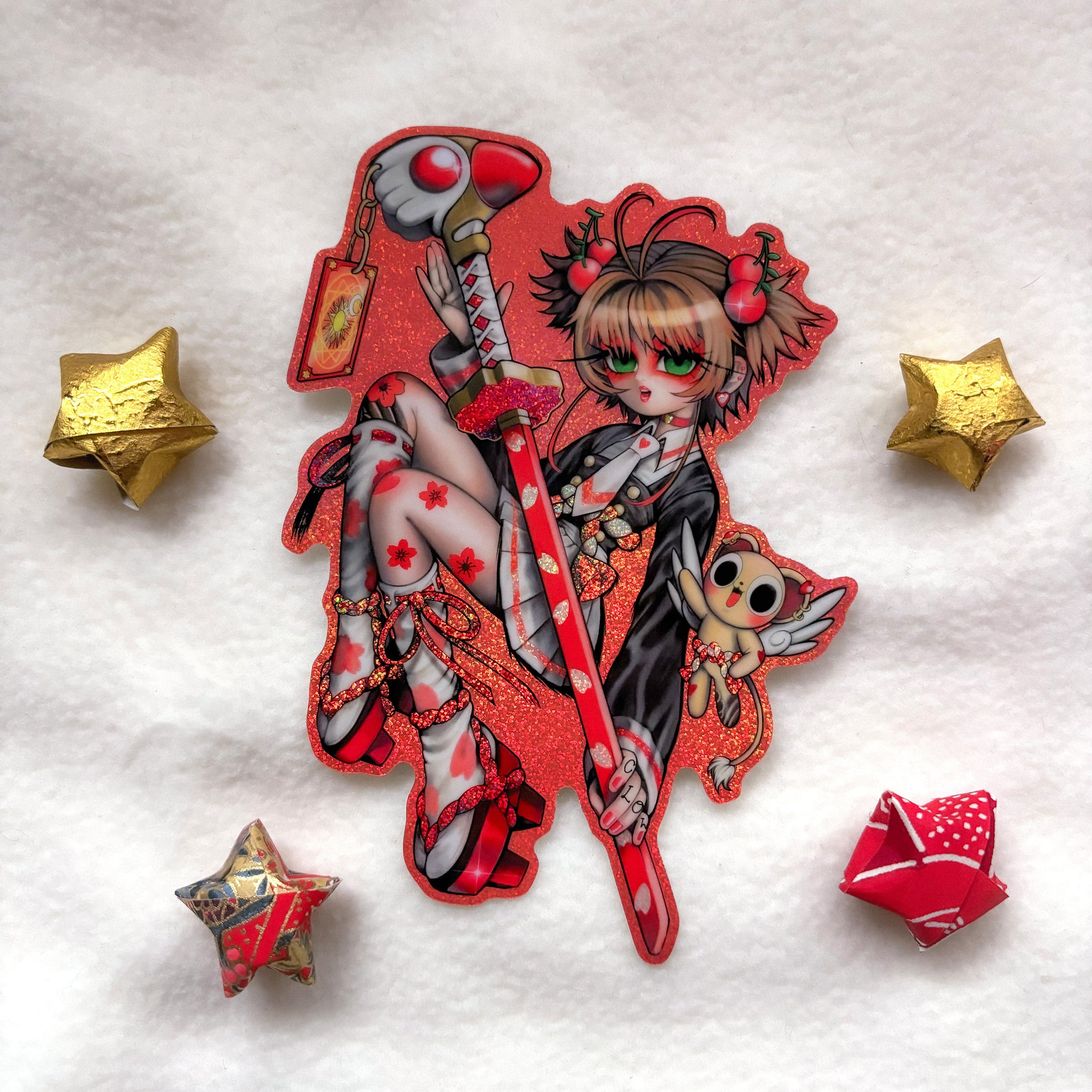 CARDCAPTOR RED STICKER