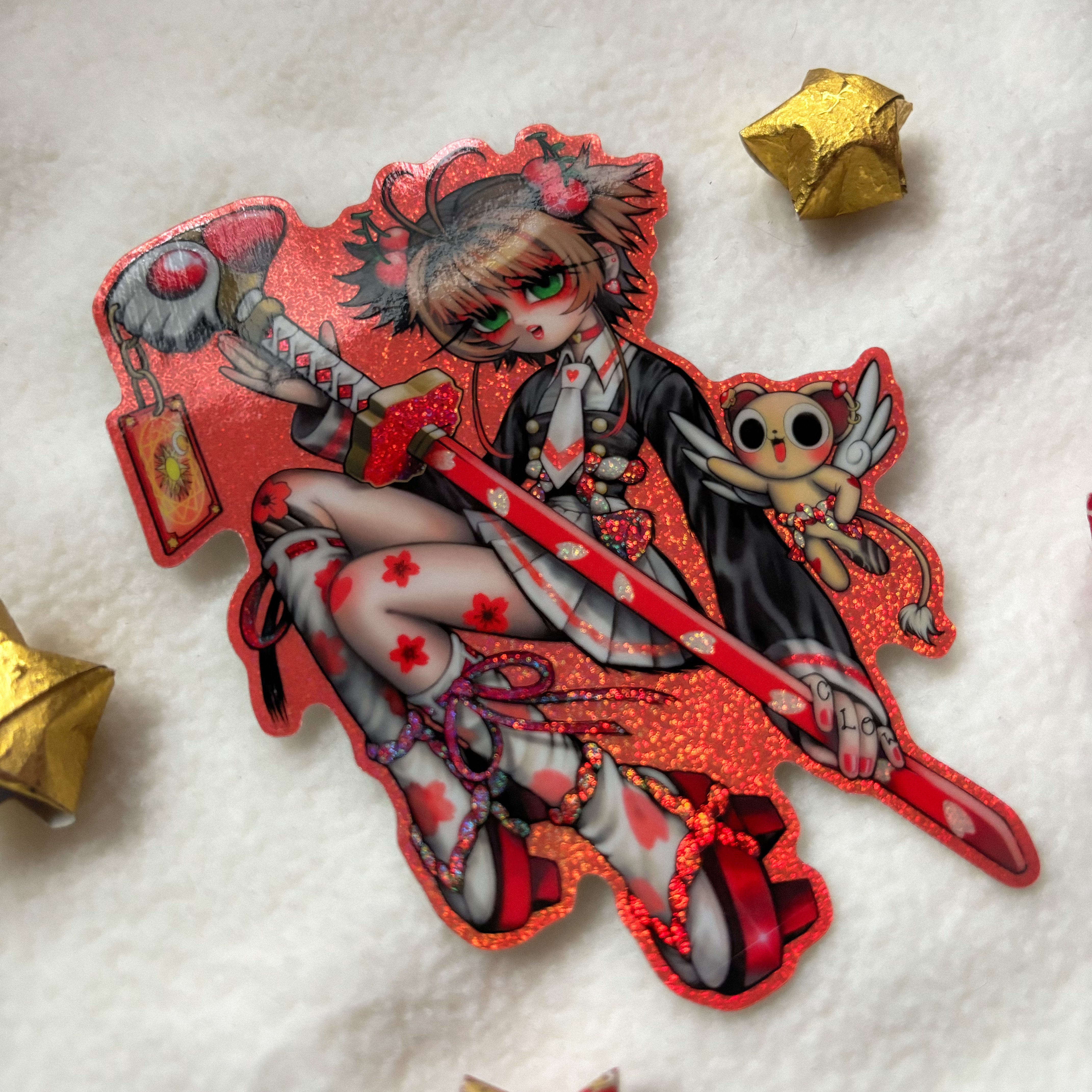 CARDCAPTOR RED STICKER