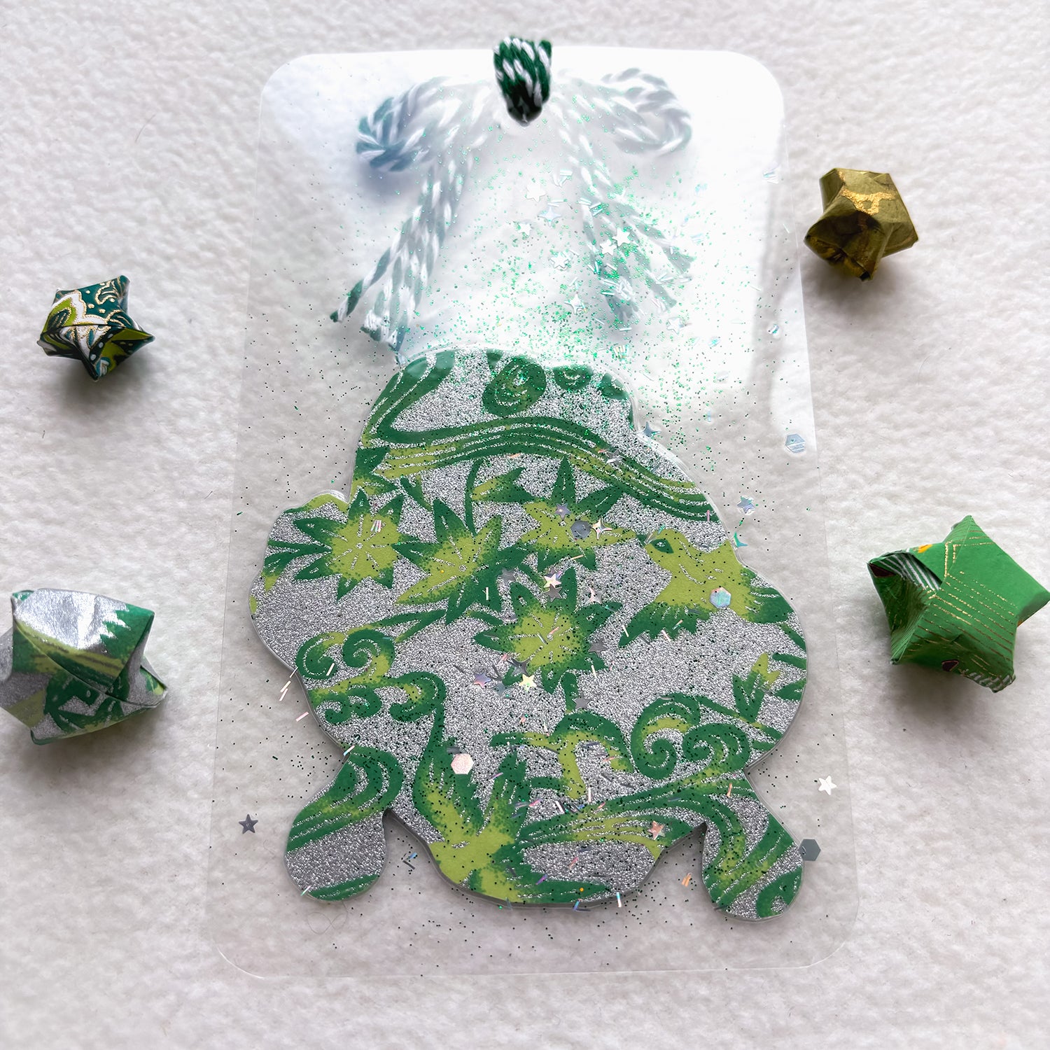 SAILOR JUPITER DARUMA CLEAR HANDMADE BOOKMARK