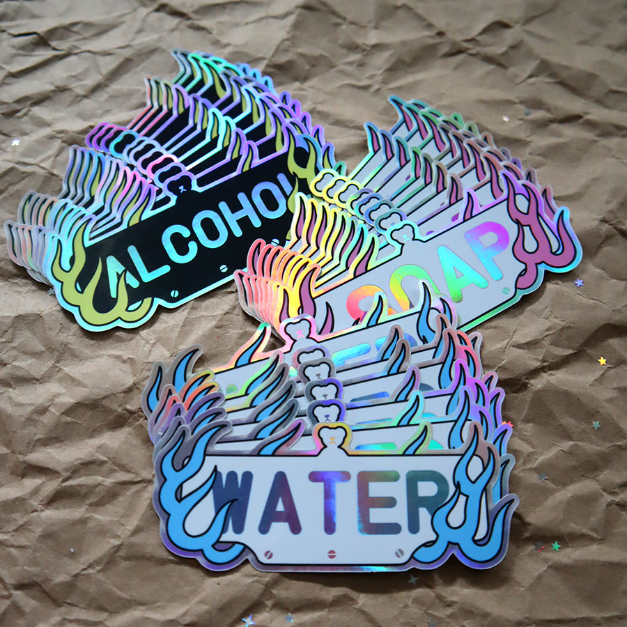 Tattoo Bottle Stickers