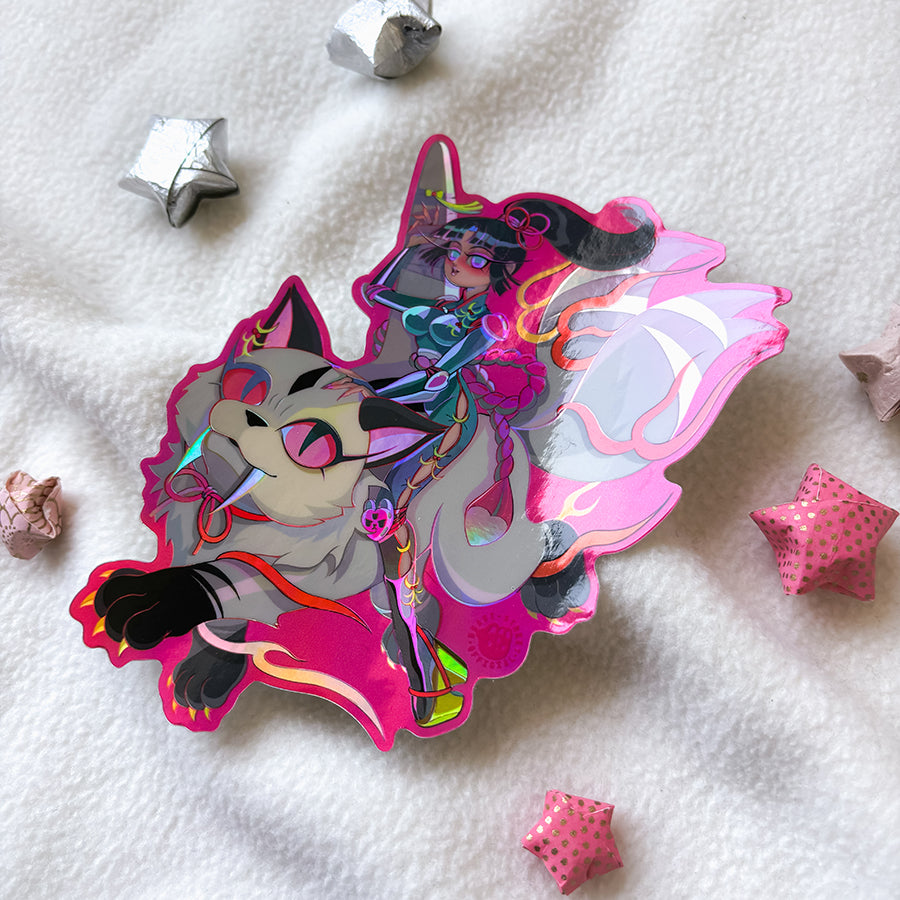 BATTLE SANGO HOLOGRAPHIC STICKER