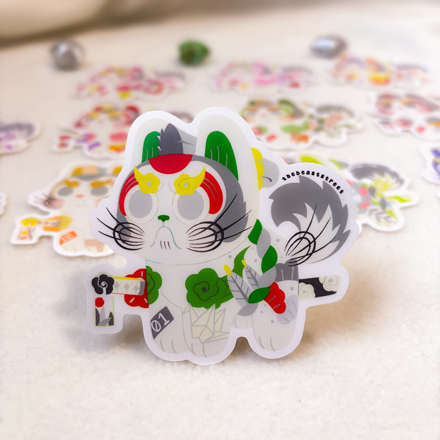 JANUARY HANAFUDA INU HARIKO STICKER