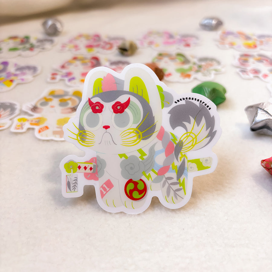 NOVEMBER HANAFUDA INU HARIKO STICKER