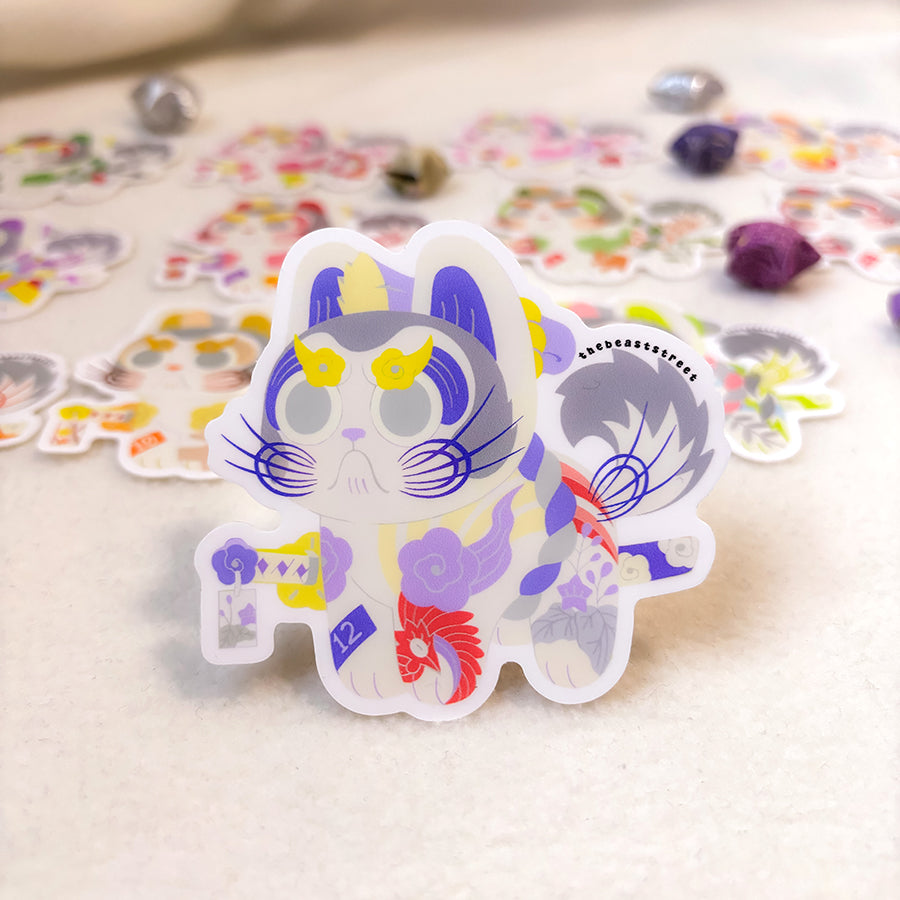 DECEMBER HANAFUDA INU HARIKO STICKER