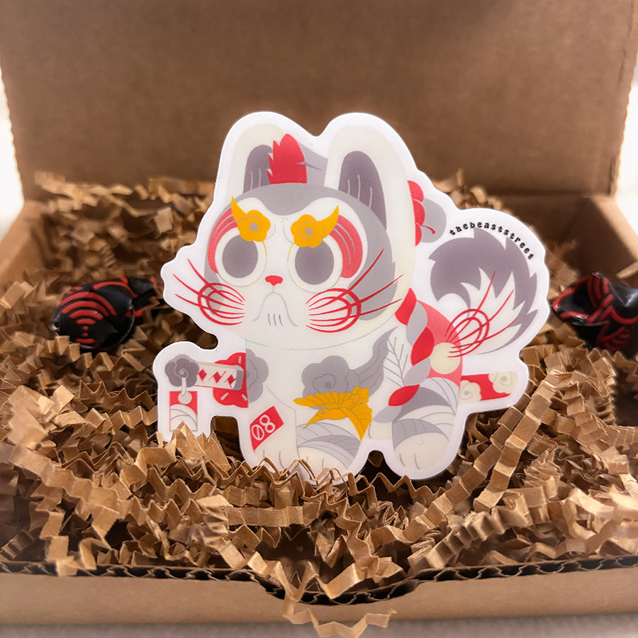 AUGUST HANAFUDA INU HARIKO STICKER