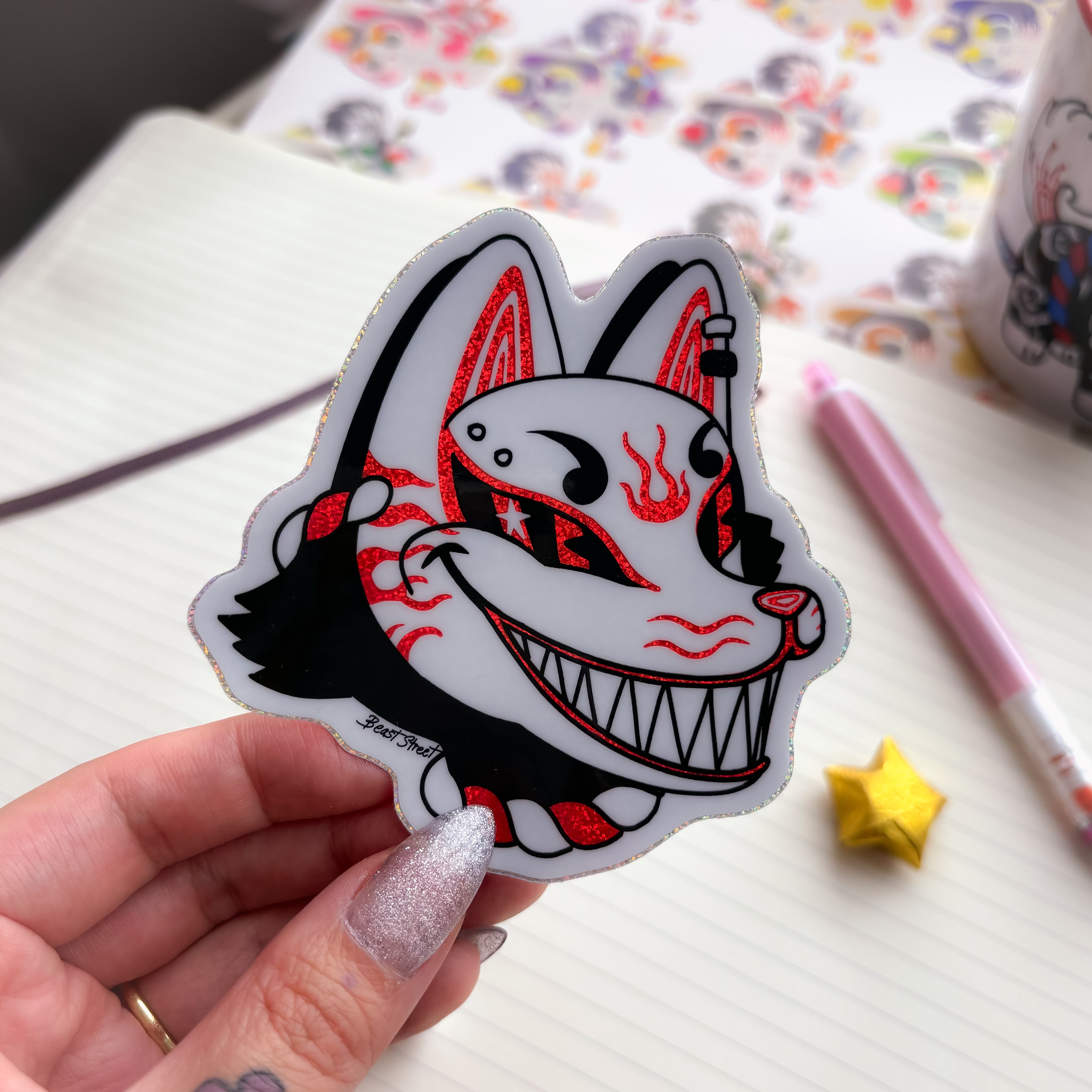 KITSUNE STICKER