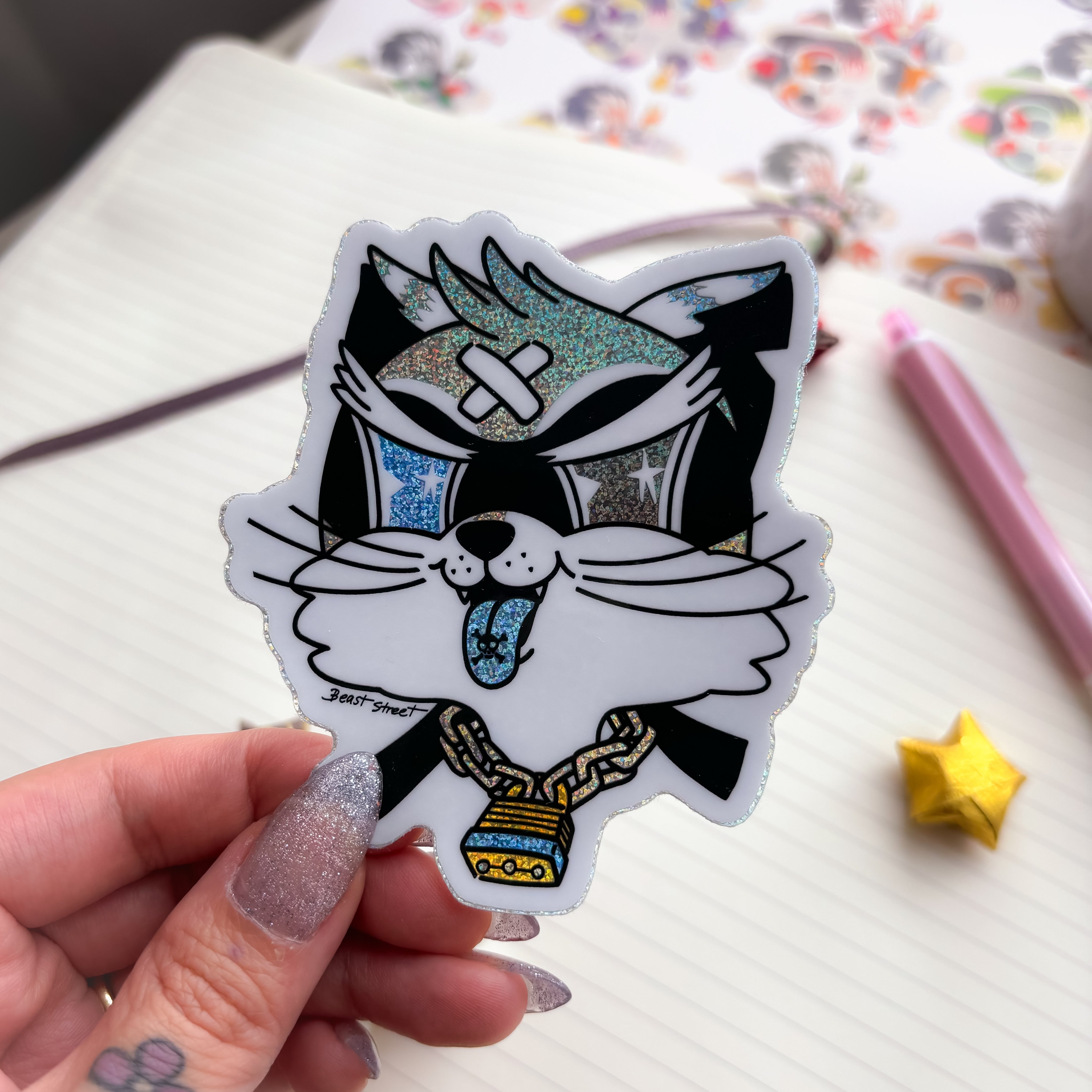 TOON RACOON STICKER