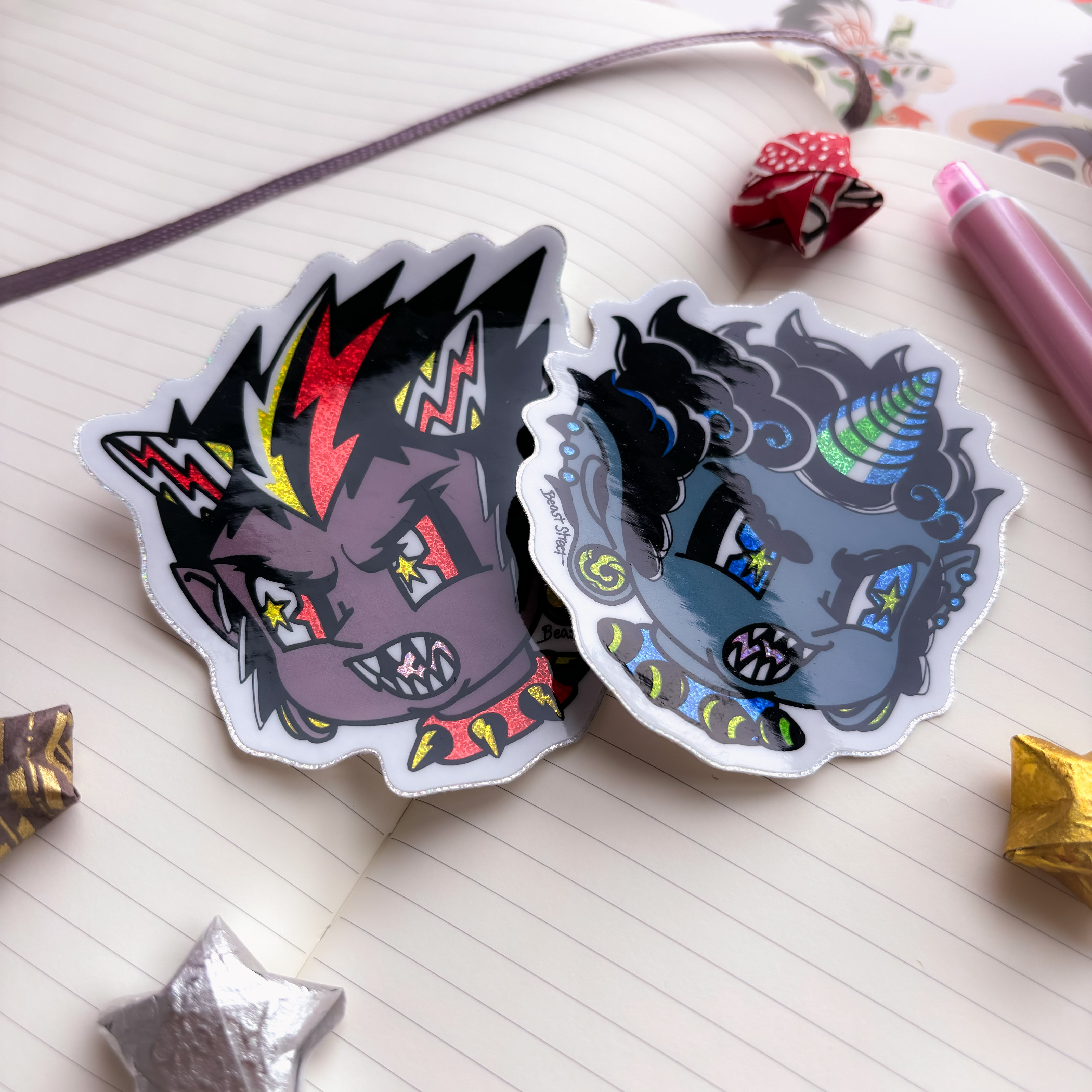 FUJIN RAIJIN STICKER SET