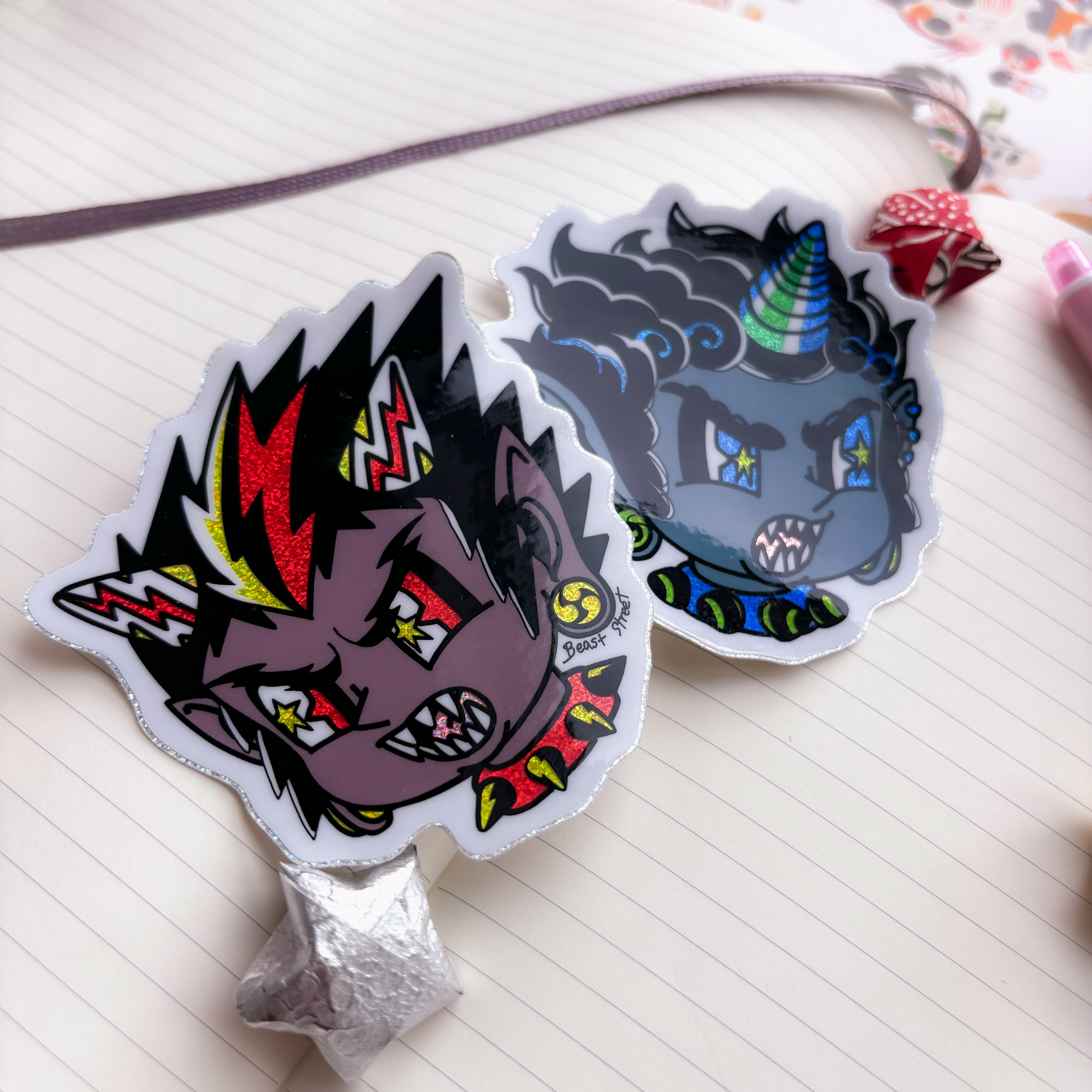 FUJIN RAIJIN STICKER SET