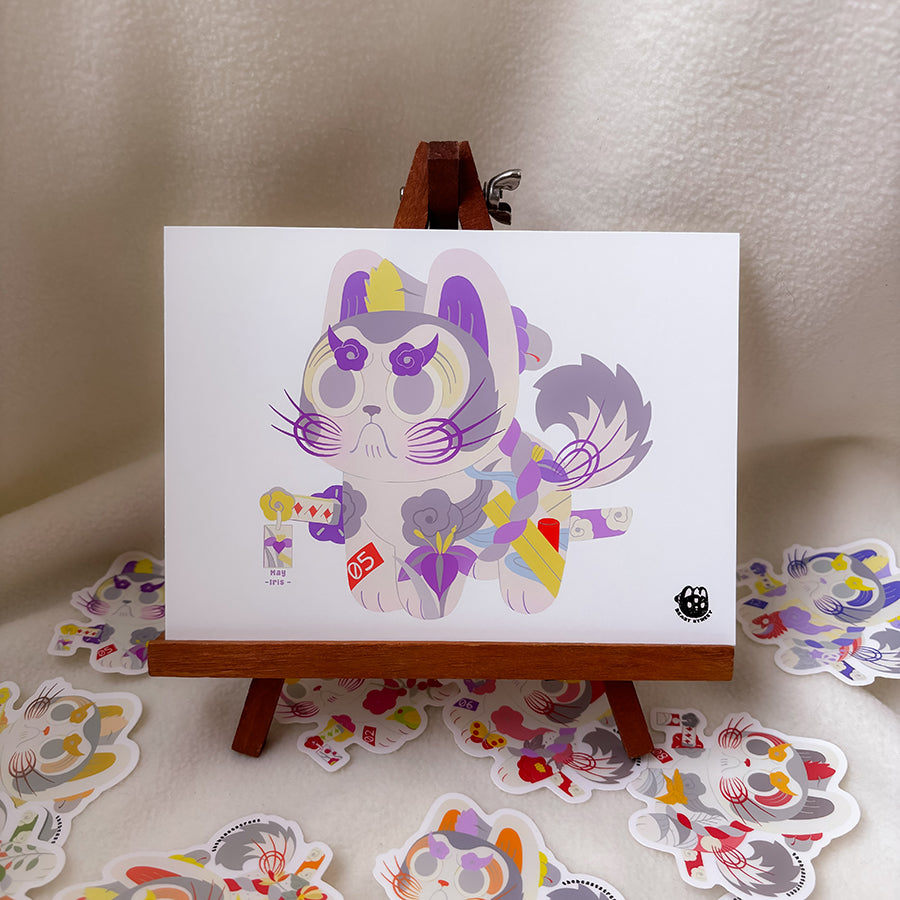 MAY HANAFUDA INU HARIKO MINI PRINT