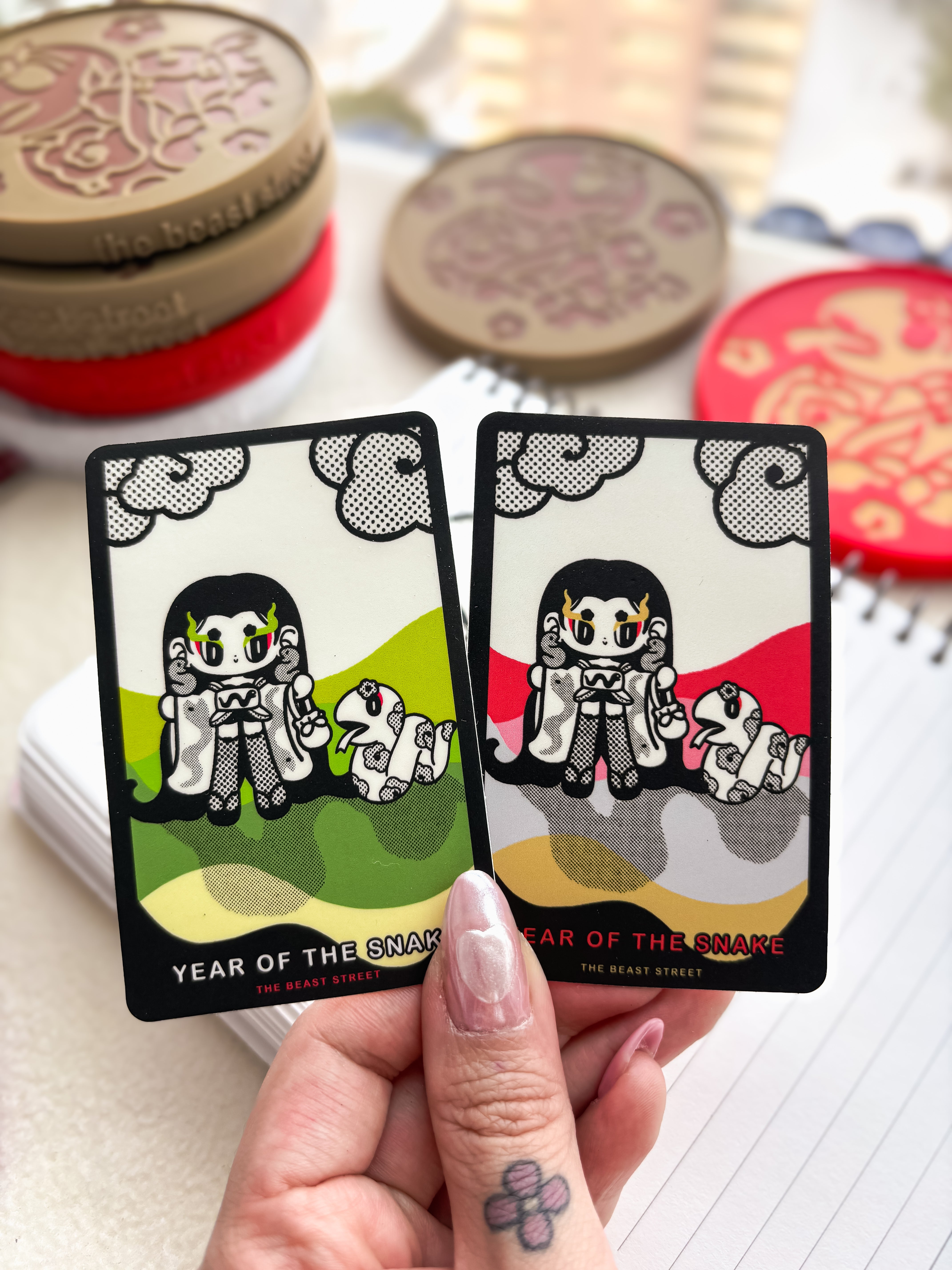 YEAR OF THE SNAKE STICKER