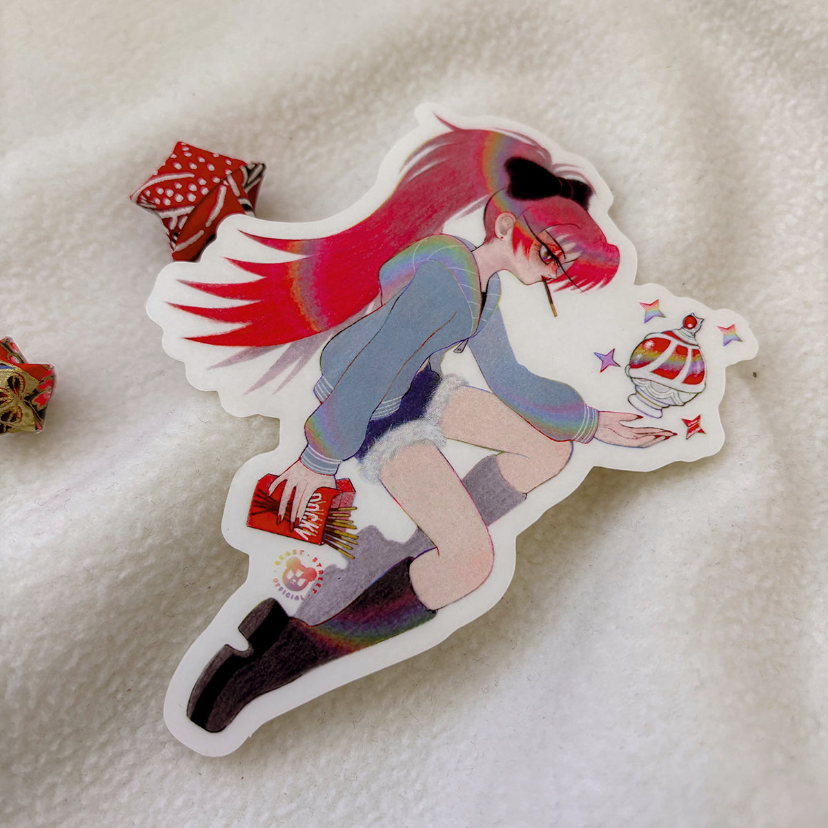 SCHOOL UNIFORM KYOKO MATTE TRANSPARENT STICKER