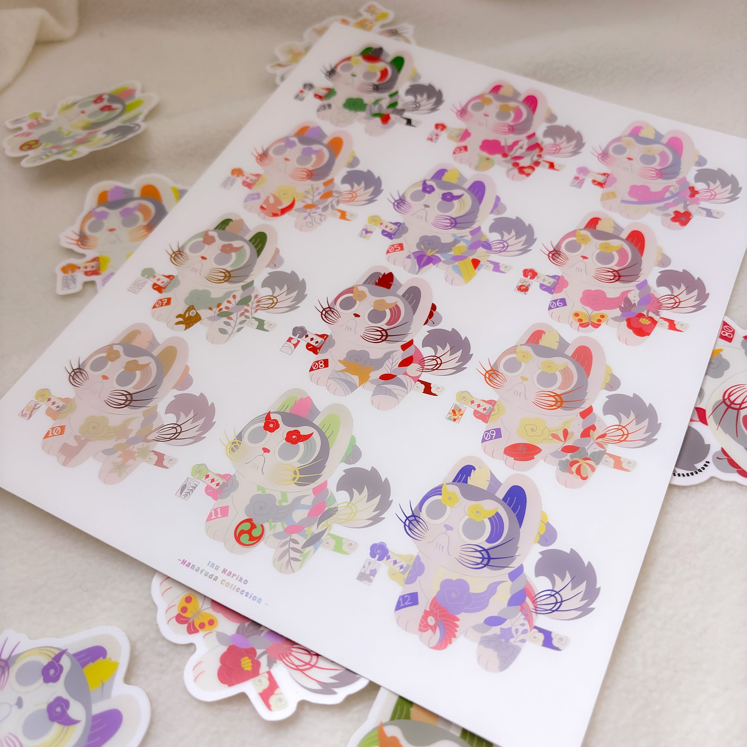 ALL HANAFUDA INU HARIKO PRINT