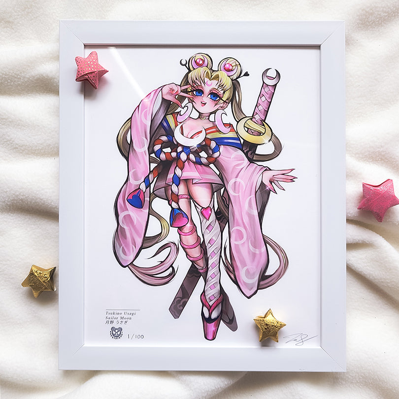 SAMURAI MOON PRINT