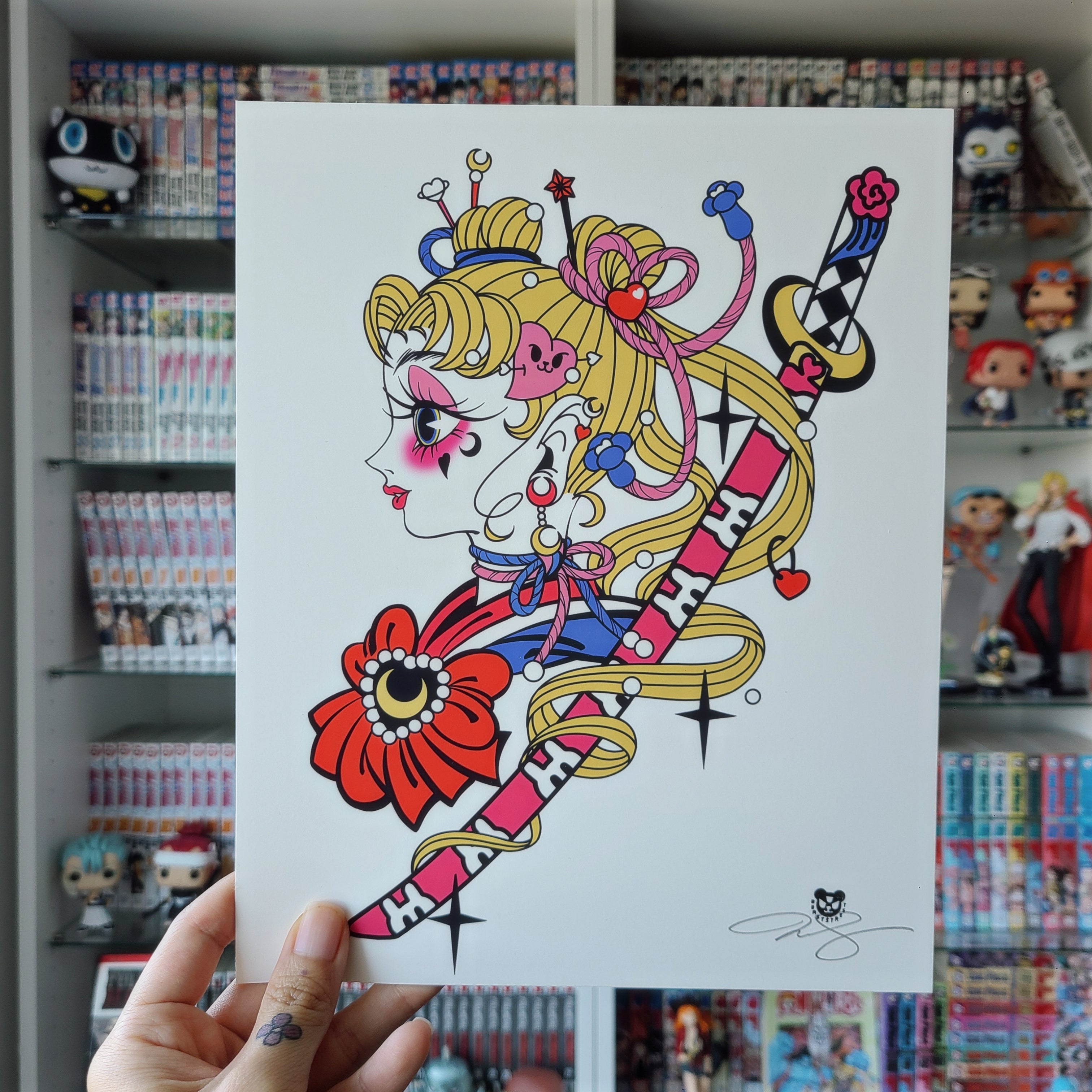 SAMURAI MOON PRINT