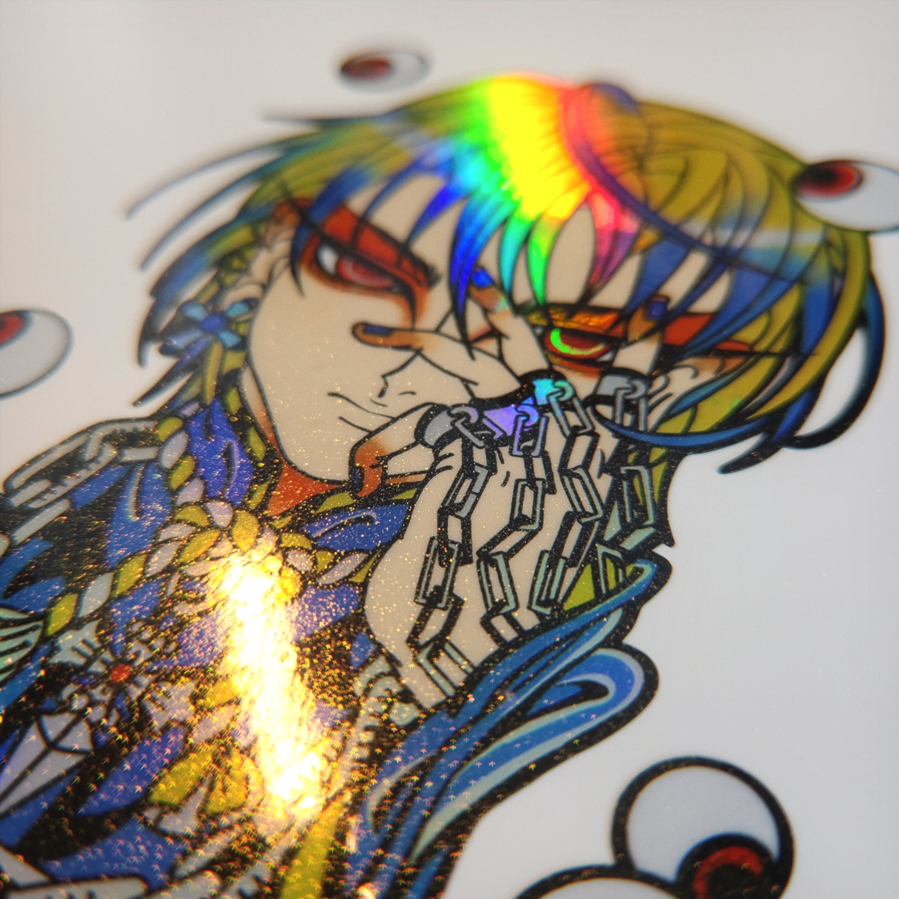 RED EYES DECAL