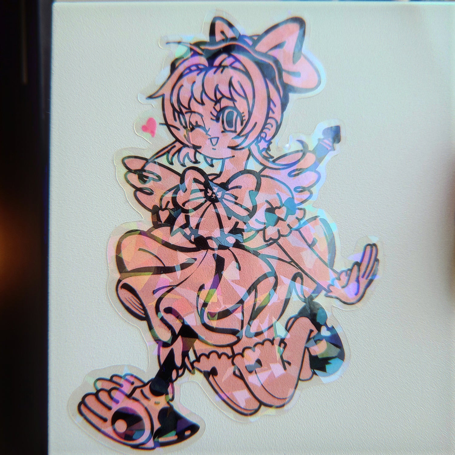 TOON SAKURA TRANSLUCENT HOLOGRAPHIC STICKER