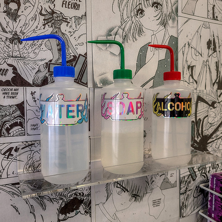 Tattoo Bottle Stickers