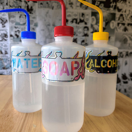 Tattoo Bottle Stickers