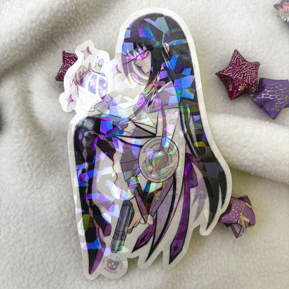MAGICAL GIRL HOMURA SPARKLE TRANSPARENT STICKER