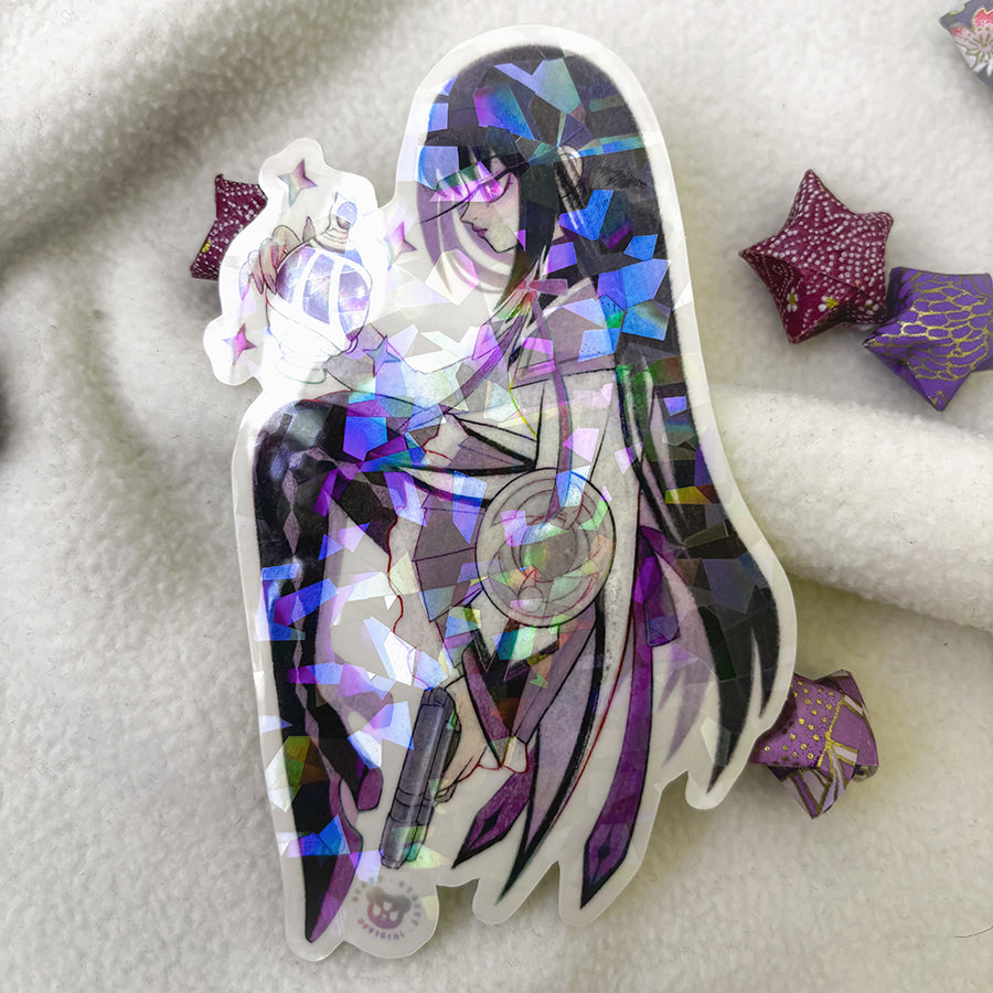 MAGICAL GIRL HOMURA SPARKLE TRANSPARENT STICKER
