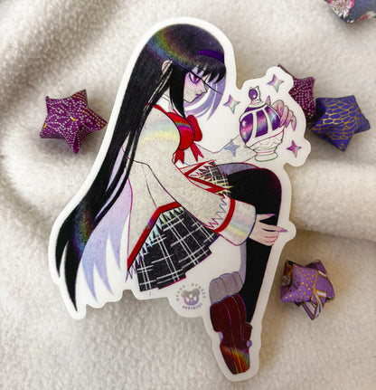 SCHOOL UNIFORM HOMURA MATTE TRANSPARENT STICKER