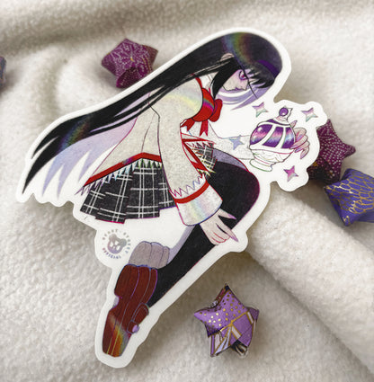 SCHOOL UNIFORM HOMURA MATTE TRANSPARENT STICKER