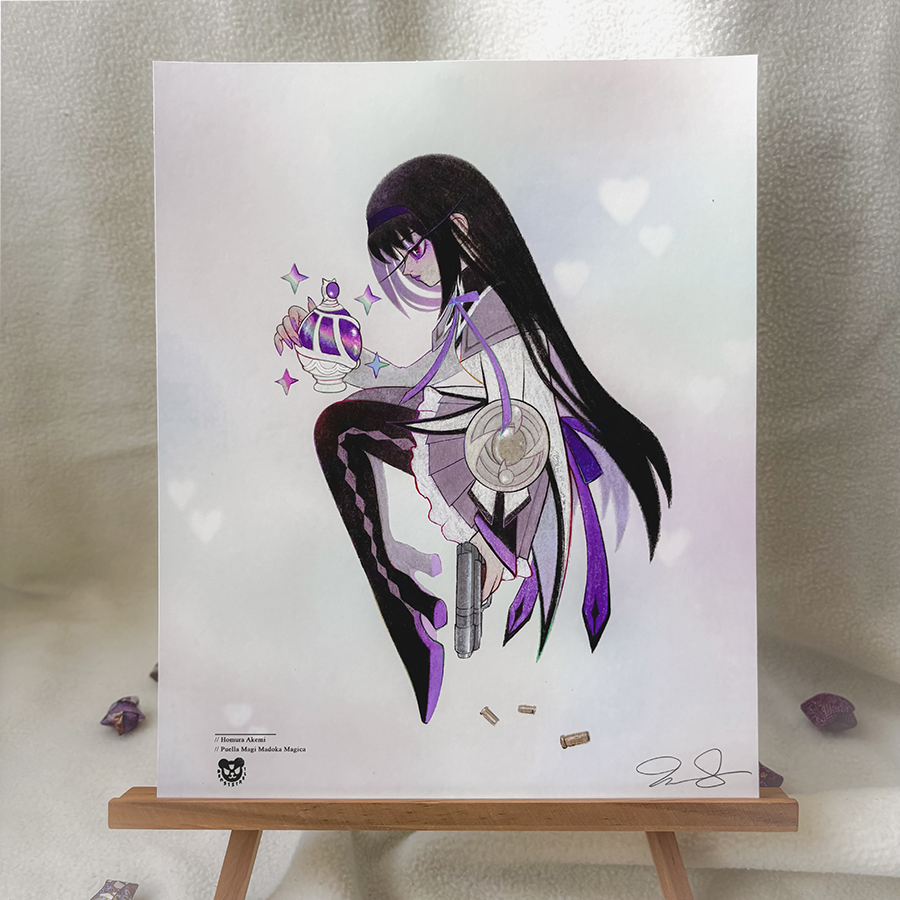 MAGICAL GIRL HOMURA PRINT