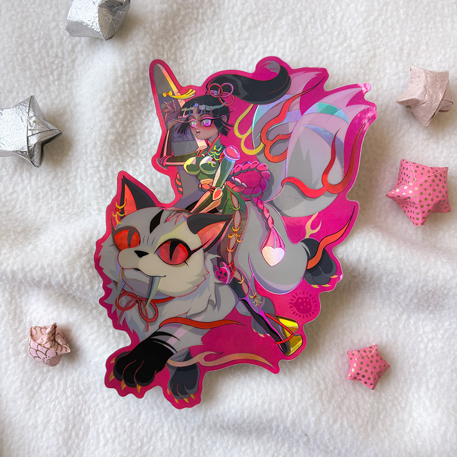 BATTLE SANGO HOLOGRAPHIC STICKER