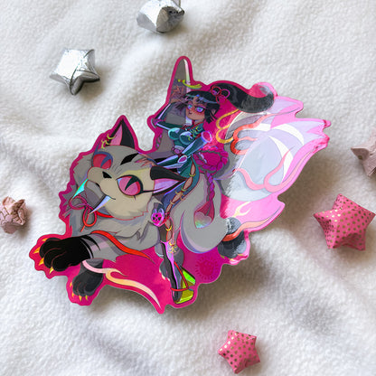 BATTLE SANGO HOLOGRAPHIC STICKER