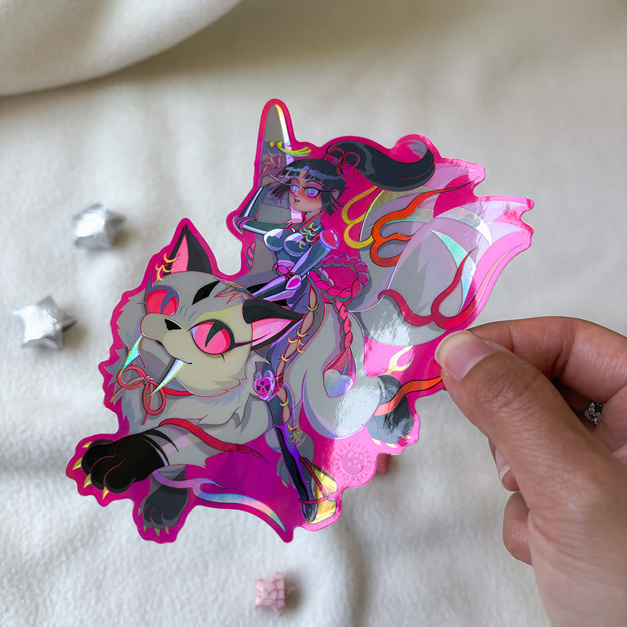 BATTLE SANGO HOLOGRAPHIC STICKER