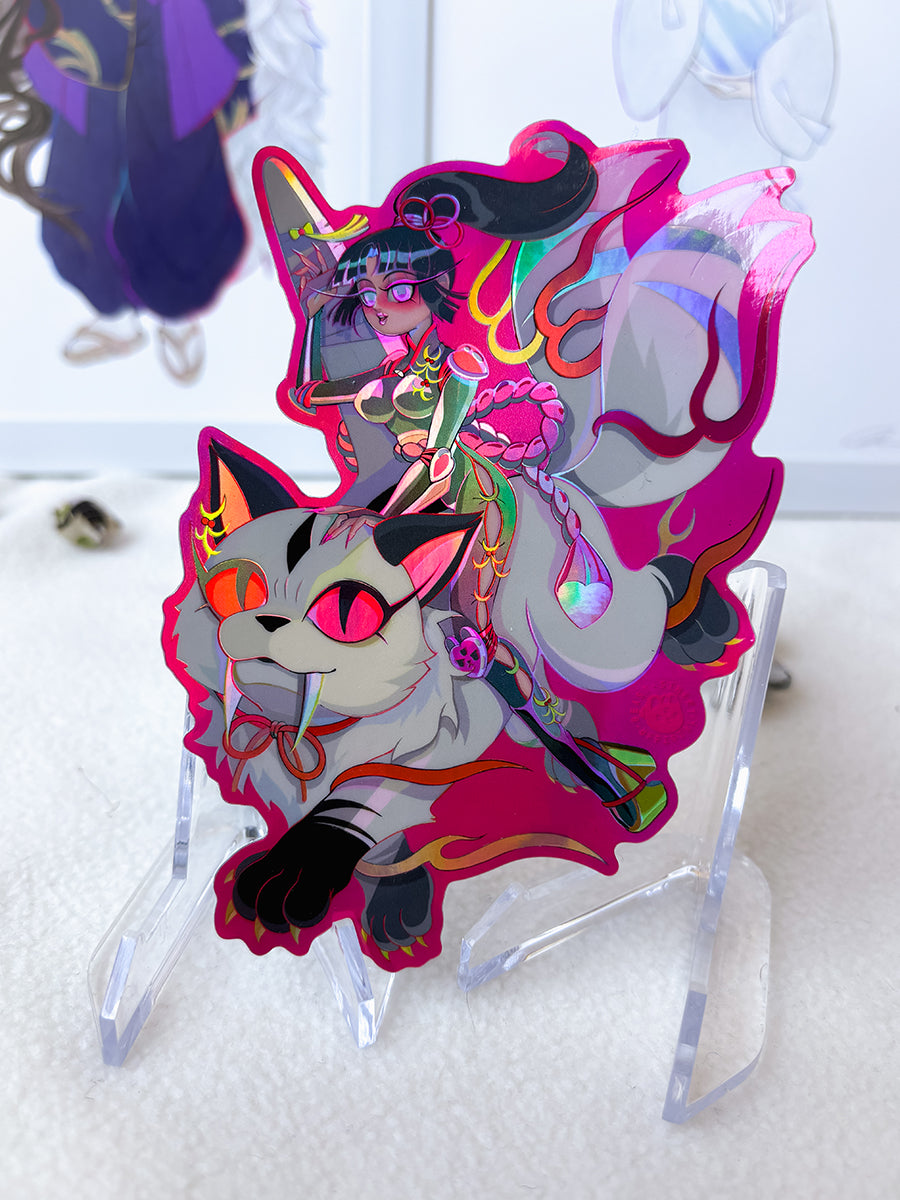 BATTLE SANGO HOLOGRAPHIC STICKER