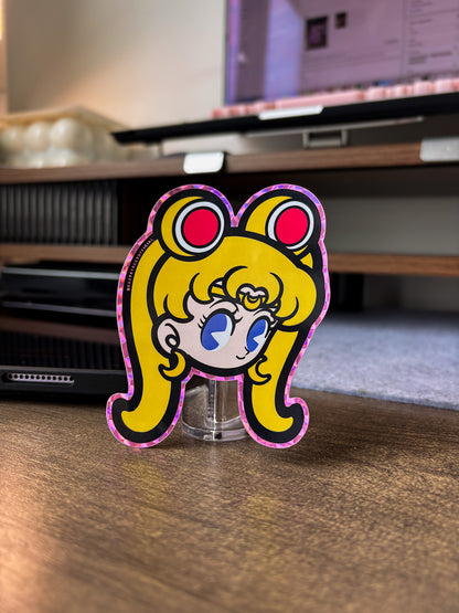TOON HEAD MOON STICKER