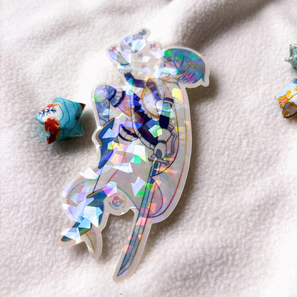MAGICAL GIRL SAYAKA SPARKLE TRANSPARENT STICKER