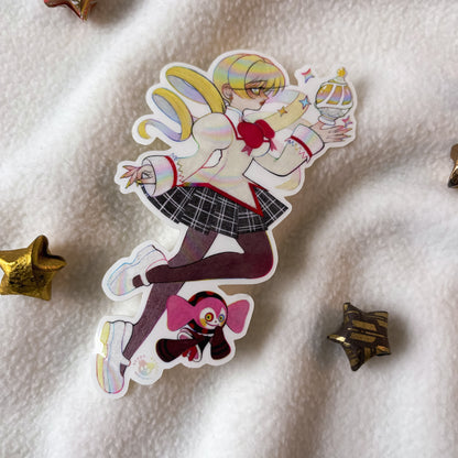 SCHOOL UNIFORM TOMOE MATTE TRANSPARENT STICKER