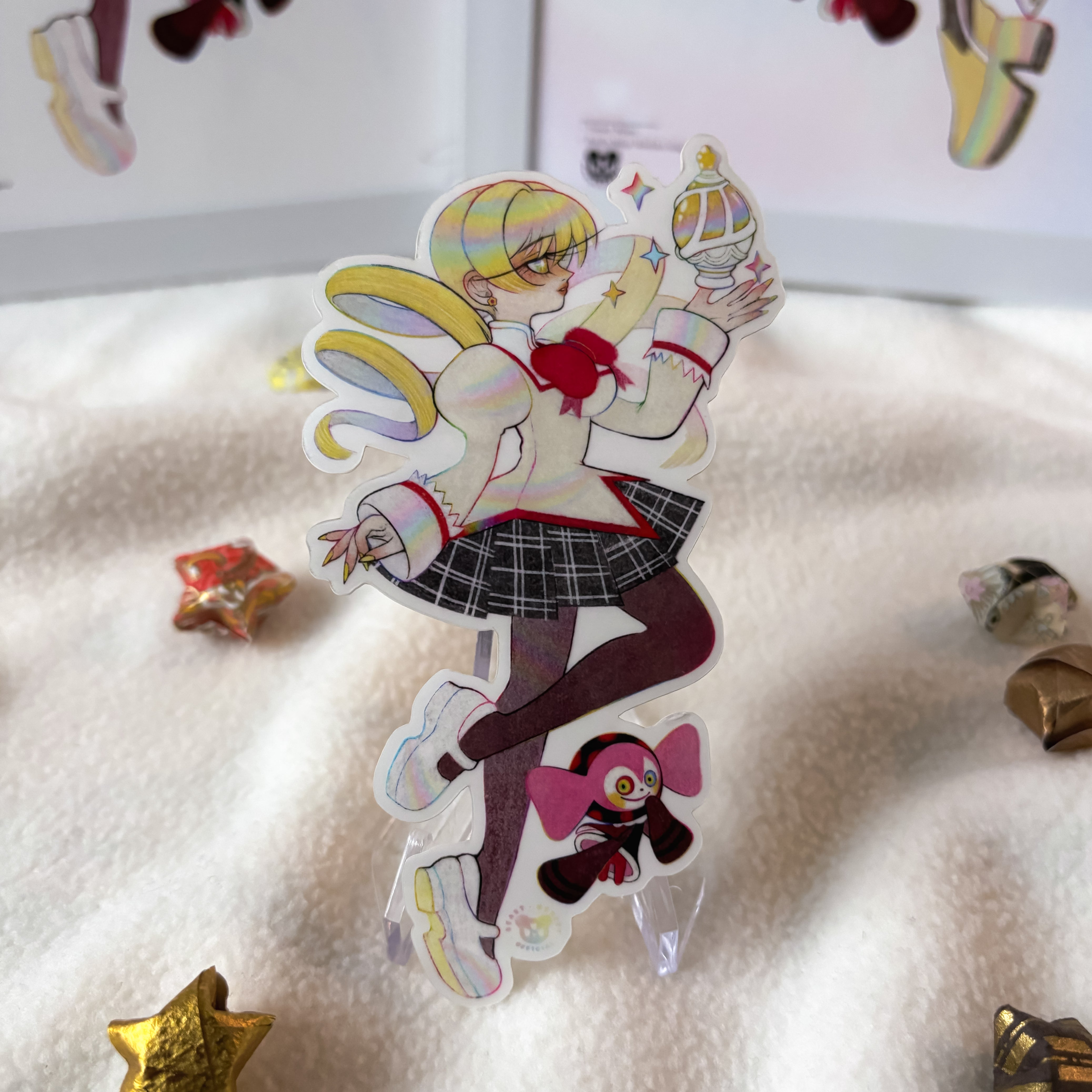 SCHOOL UNIFORM TOMOE MATTE TRANSPARENT STICKER
