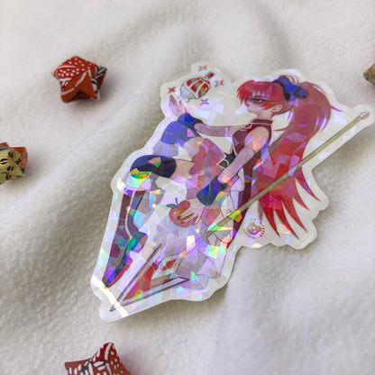 MAGICAL GIRL KYOKO SPARKLE TRANSPARENT STICKER