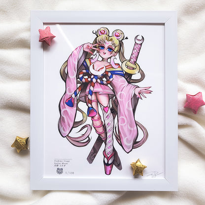 SAMURAI MOON PRINT