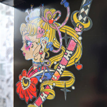 SAMURAI MOON DECAL